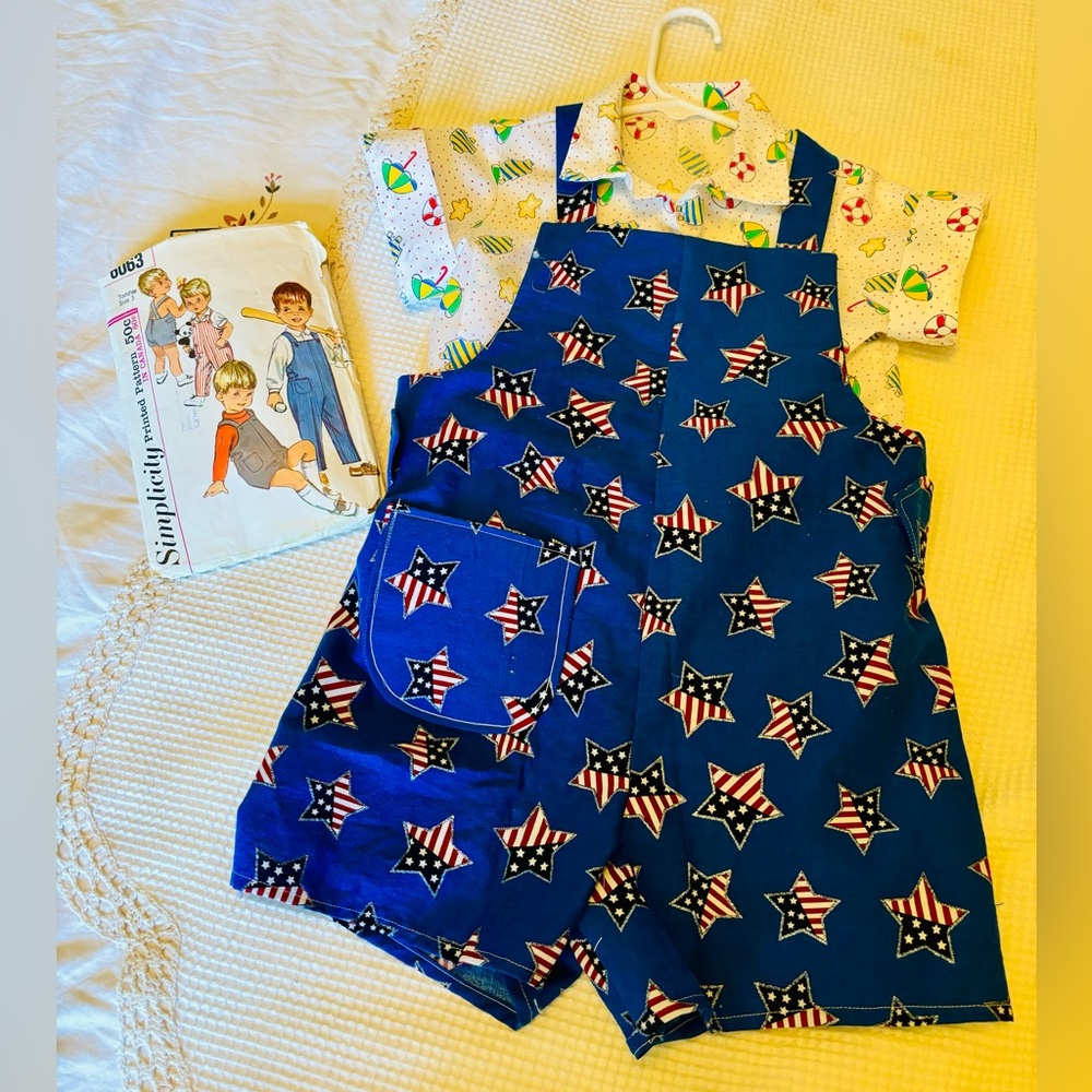 Toddler Cotton, Beach Romper play set, 3T